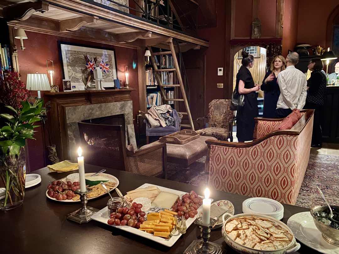RIBA-USA NY Chapter Member's Soiree Fall 2021 food view